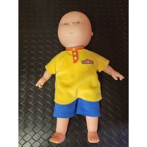 Caillou 14” Vinyl Doll Famosa  Removable Outfit PBS Kids #B13